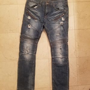 Biker jeans